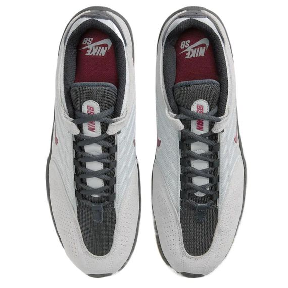 NIKE Sb Vertebrae Кроссовки для тренировок Низкие Светло-дымчатый серый/Темно-дымчатый серый/Черный/Темно-командный красный Мужские