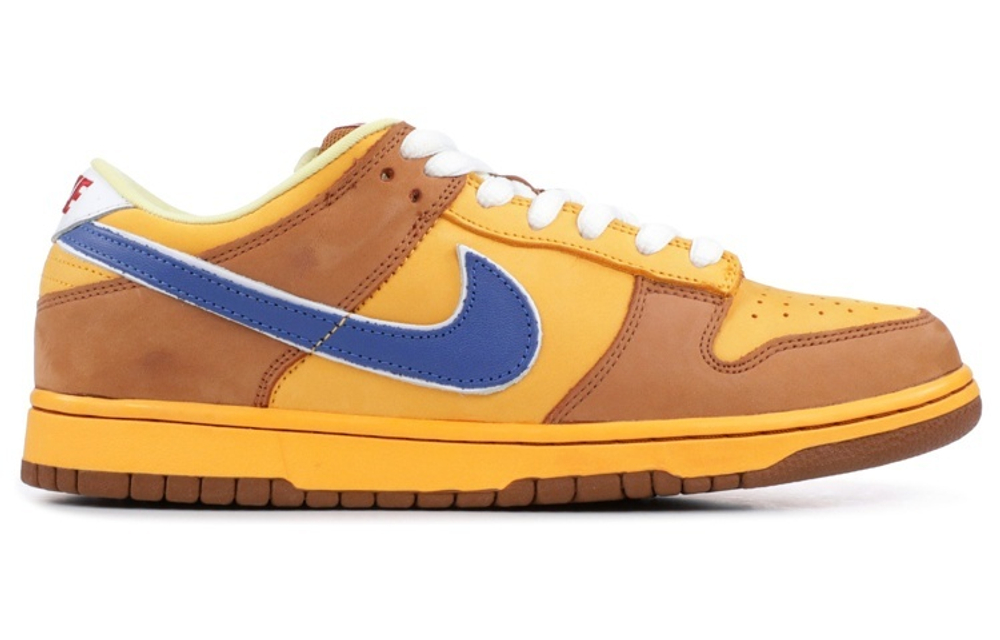 Nike Dunk SB Newcastle Brown Ale low-top sneakers men's brown yellow