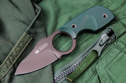 Шейный нож Amigo X D2 Gray Titanium