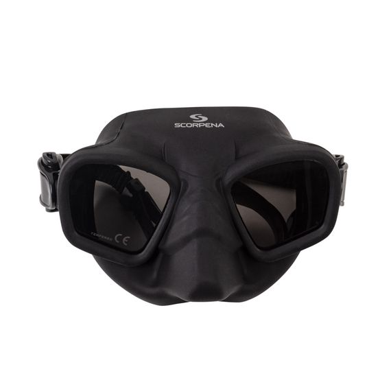 Маска c зеркальными стеклами Scorpena T черная