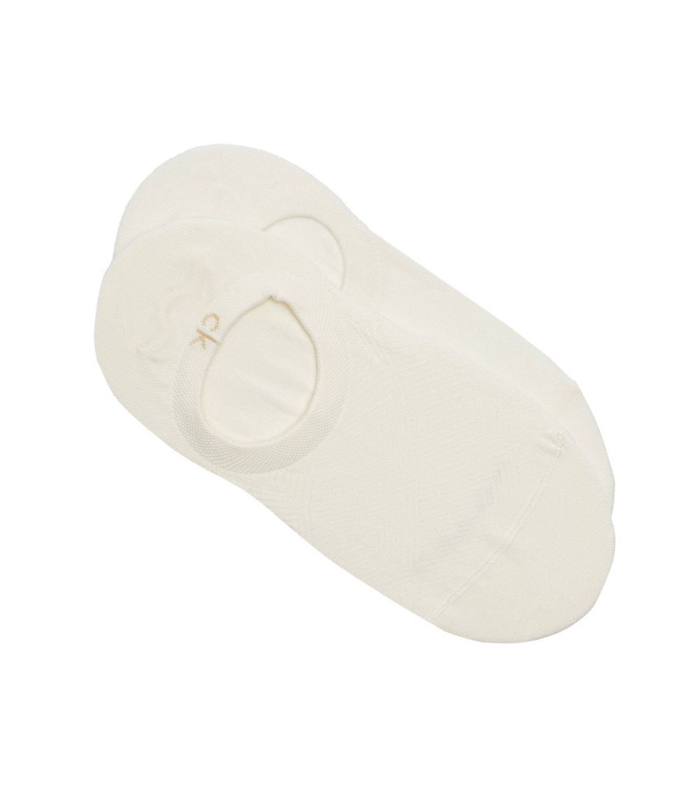 Носки/носки-следы 2 пары Calvin Klein - экрю(701232644)
