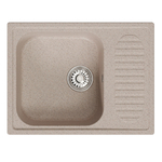 Мойка ML-GM18 КОМФОРТ с крылом, песочная (302), 640*490*190мм