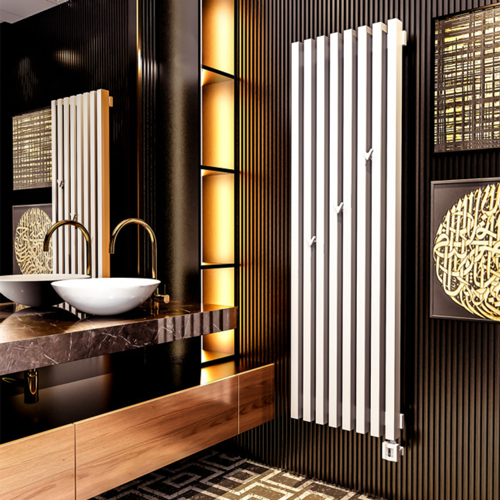Радиатор WARMMET электрический настенный вертикальный Luxe 60VE БЕЖЕВЫЙ RAL1015