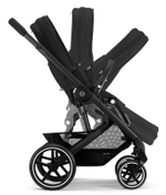 Детская коляска Cybex Balios S Lux BLK Aton B2 i-Size 3 в 1 Moon Black с дождевиком/Volcano Black
