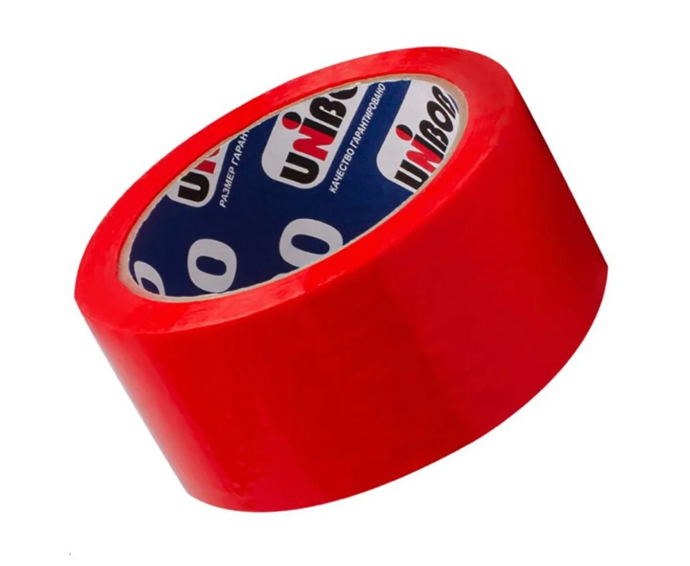 Упаковочная КЛ UNIBOB 400, 48мм х 66м, 40 мкм, красная (6/36шт)