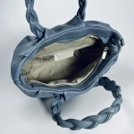 Женская серо-голубая сумка Penna Codino