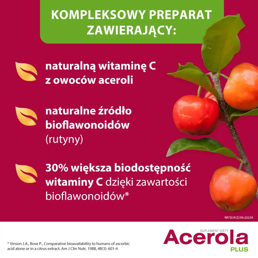 Ацерола Плюс - пастилки со вкусом апельсина, 60 шт.