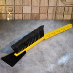 Щетка для снега со съемным скребком, 45см cosmic yellow "Techno"