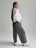 Рубашка Margo 060 однотонная с длинным рукавом укороченная