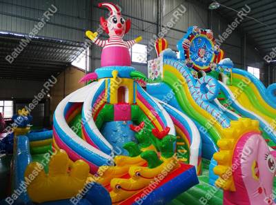 Коммерческий надувной батут "Парк чудес", 18*9*7 м