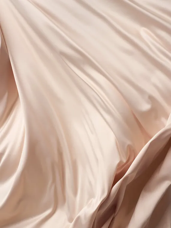 Атлас-стрейч бельевой арт. 1007, Китай, светло-бежевый (мерный лоскут)