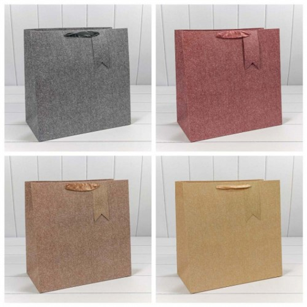 Пакет подарочный 37х37х20см "Премиум" (Микс)