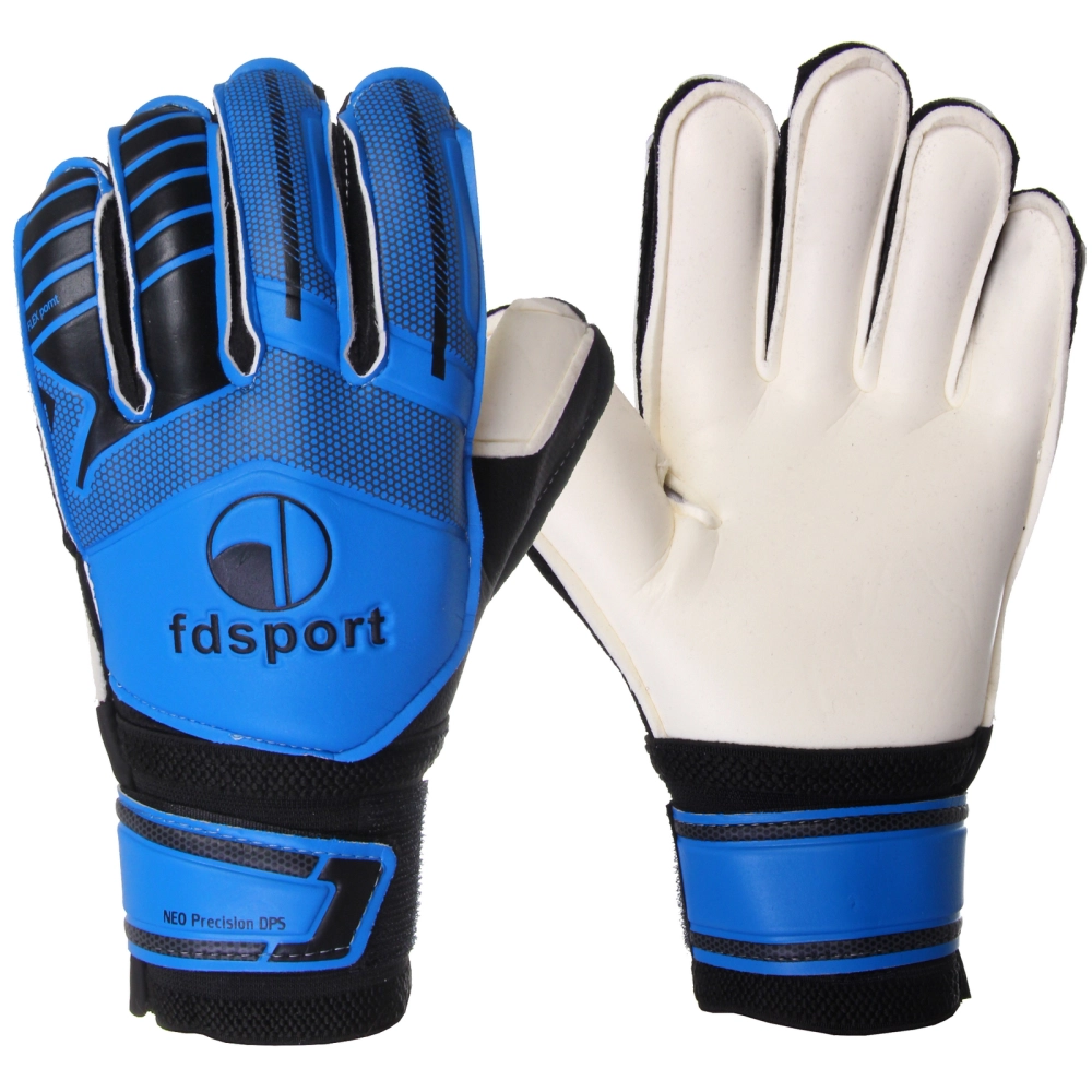 Перчатки вратарские FD-879, размер 6, черный-синий