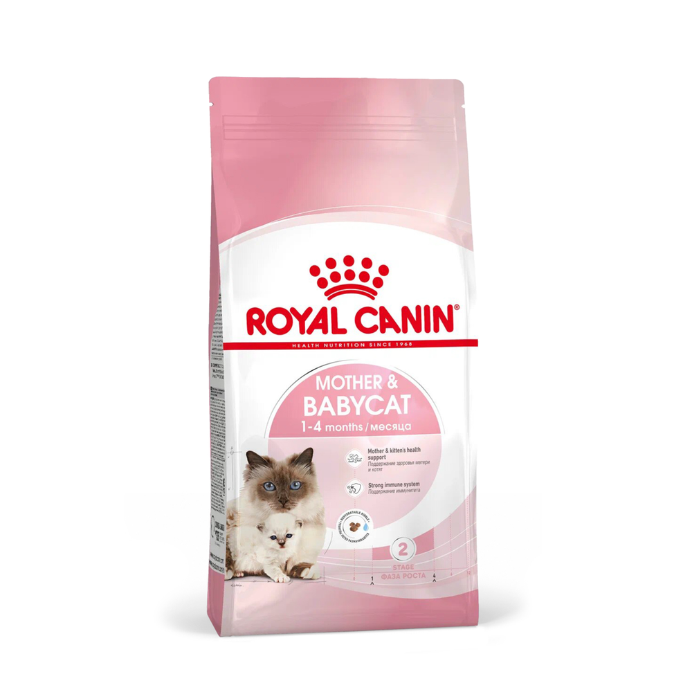 Royal Canin Mother&Babycat Мазэ энд Бэбикэт Корм сухой для котят в период первой фазы роста и отъема беременных и кормящих кошек 2кг