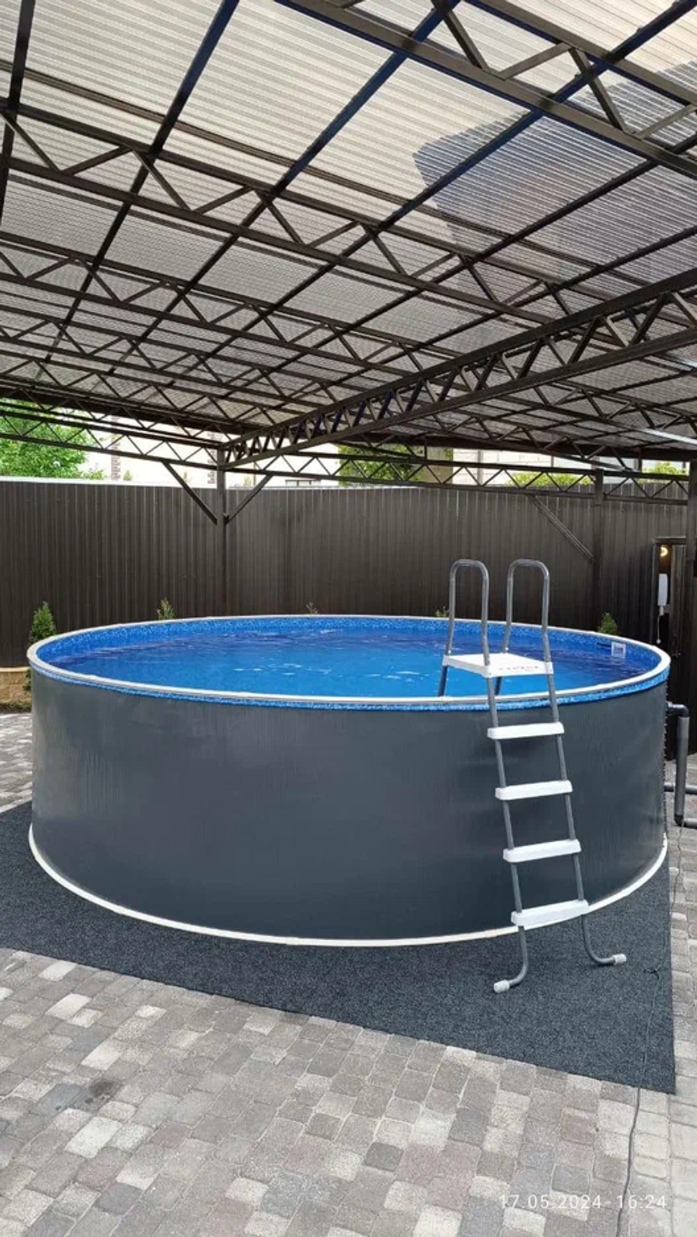 Бассейна для дачи каркасный д. 1,5 м