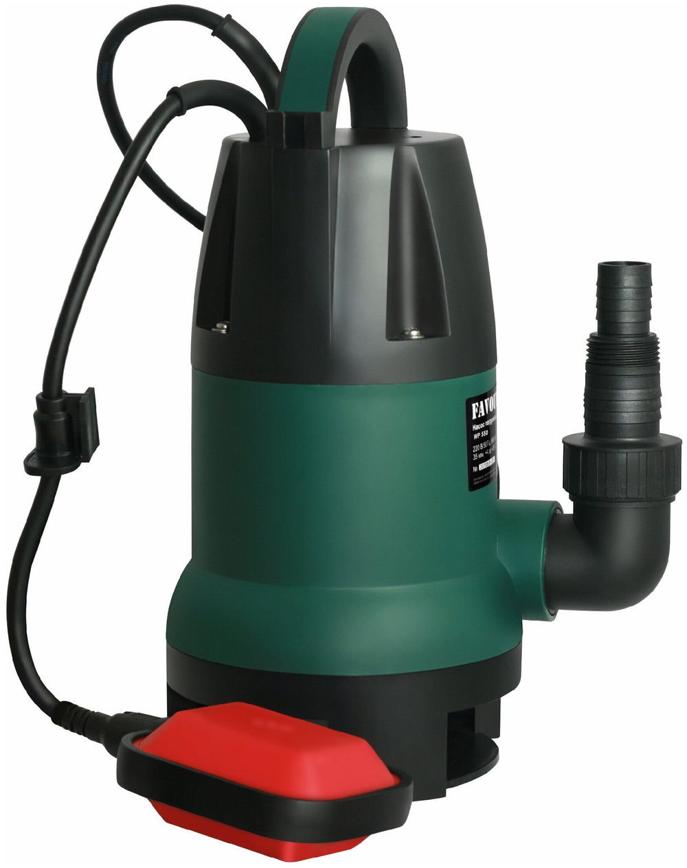 Насос дренажный FAVOURITE WP 1200 1200Вт 17000л/ч выс:7м (129201200)