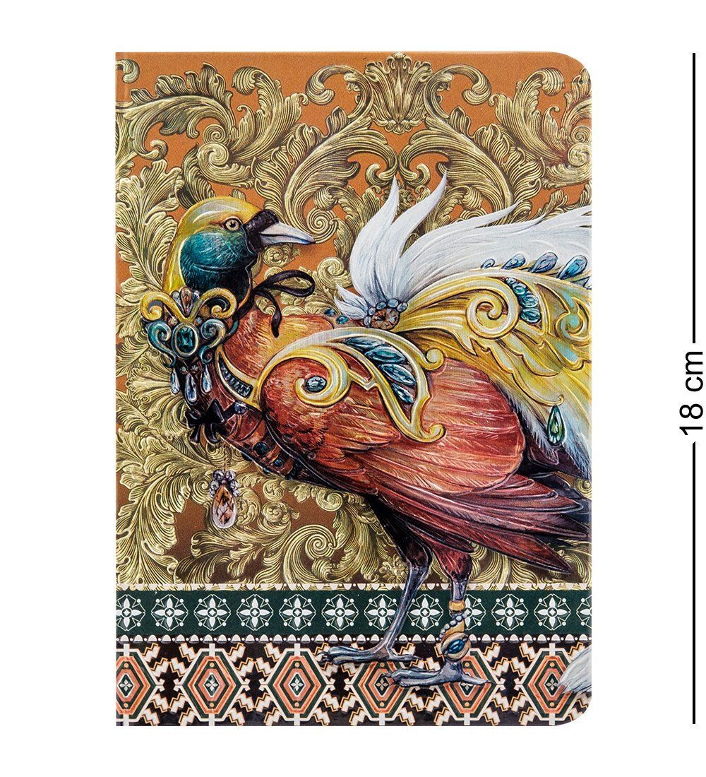 BM-08/3 Блокнот сред. «Легкокрылая птица» (3D твердая обложка)