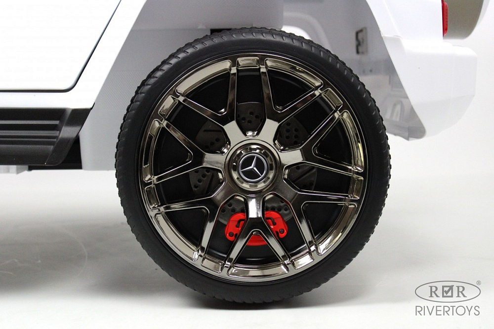 Детский электромобиль RiverToys Mercedes-AMG G63 4WD (S307) белый