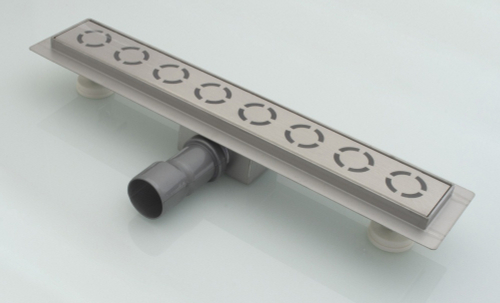 Трап для душа в полу 10см х 70см    "Аквасан"