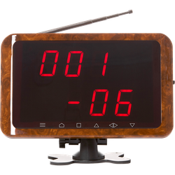 Табло вызова iKnopka APE1800 (коричневое)