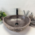 Раковина из речного камня RS-63421 (54*45*15) 0123