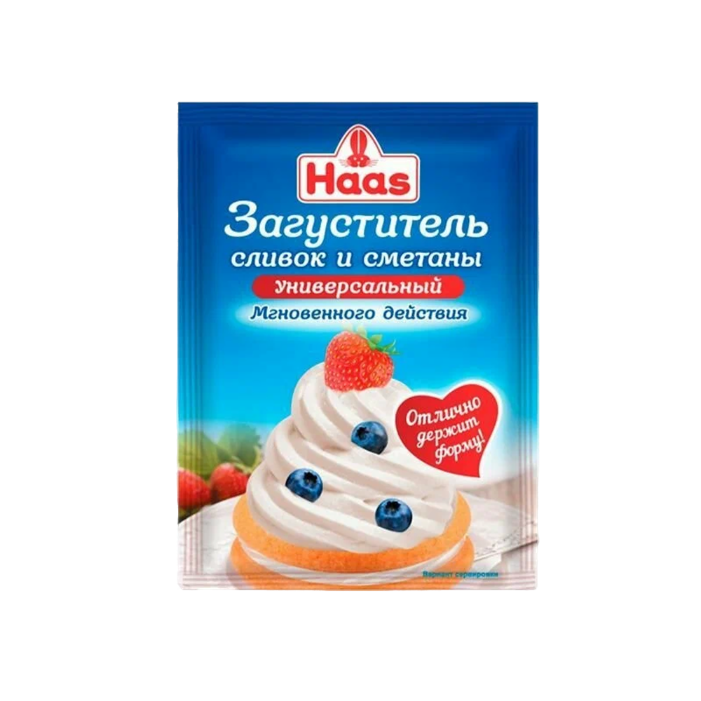 Загуститель «Haas», для сливок и сметаны, 8 г