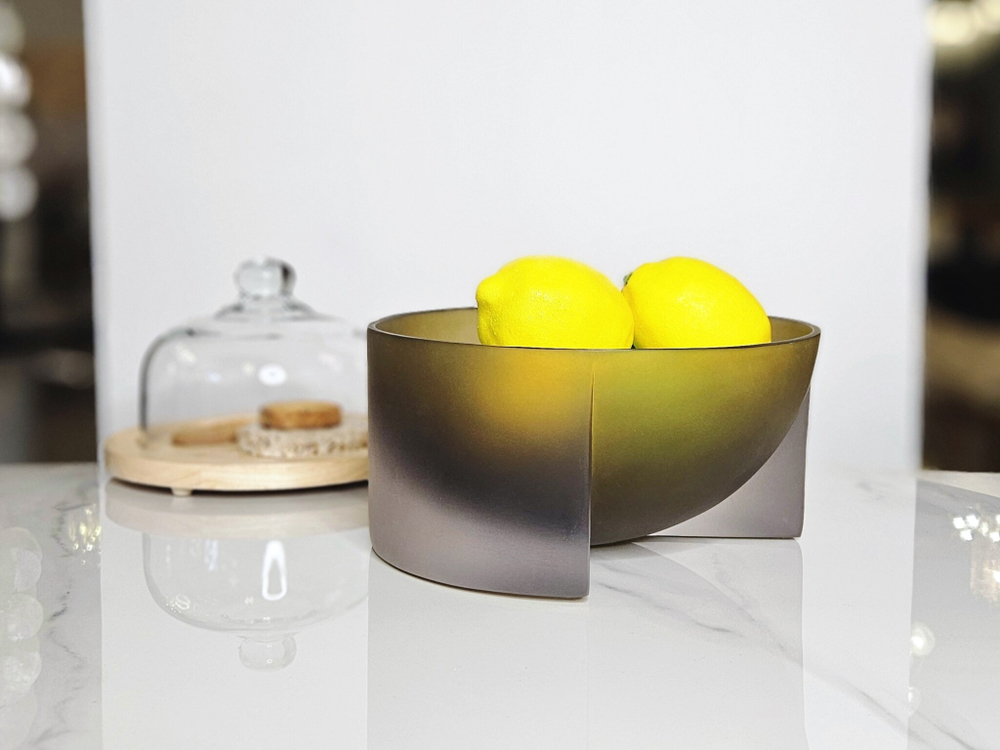 Чаша Transparent Green bowl