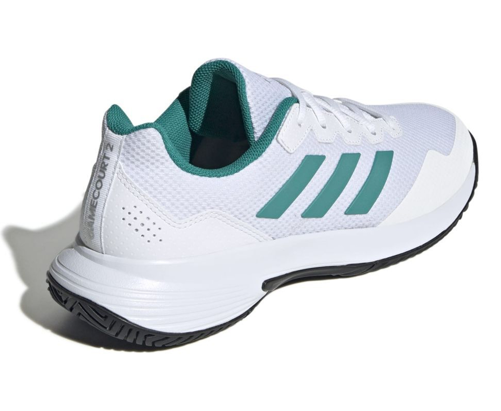 Теннисные кроссовки Adidas GameCourt 2 M - cloud white/pure teal/core black