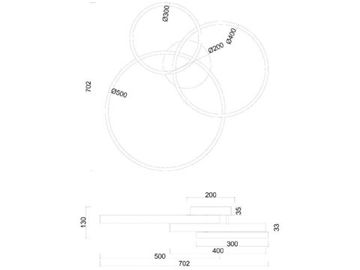 Потолочный светодиодный светильник с пультом ДУ 85W 3000К/4200K/6500К A2426PL-3BK чёрный Sierra Arte Lamp