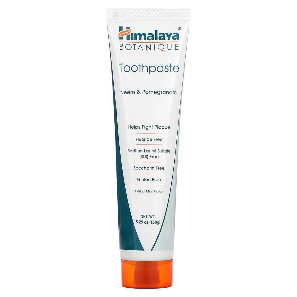 Himalaya, Botanique, зубная паста, ним и гранат, травяная мята, 150 г (5,29 унции)