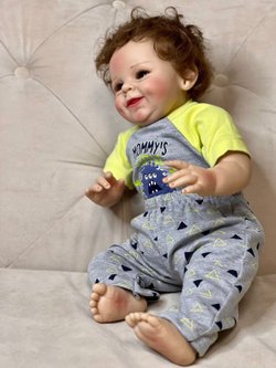 Кукла Реборн мягконабивная 55см (FA-158)