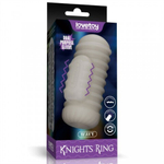 Мастурбатор-насадка с вибрацией Lovetoy Knights Ring Wavy (13,5*5,5 см)