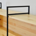 Стеллаж, 180х35х127, Бьерн, напольный, для книг, деревянный, в ванную и прихожую, для кухни, лак, La Redoute