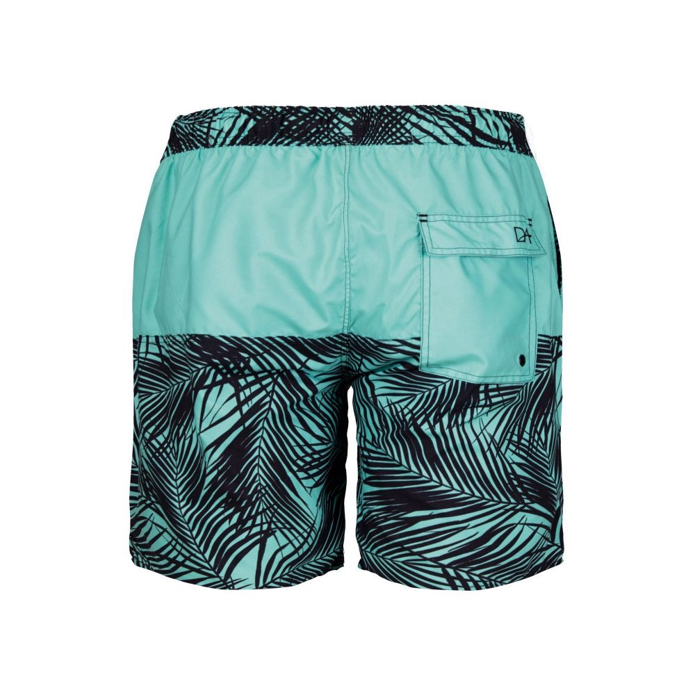 Мужские шорты для плавания бирюзовые с принтом DOREANSE 3824