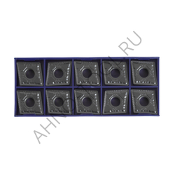 Пластина твердосплавная ISO CNMG160608-PM ACP20E AHNO по стали, получистовая