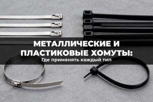 Металлические и пластиковые хомуты: где применять каждый тип