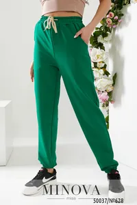 Брюки 628-зеленый Minova