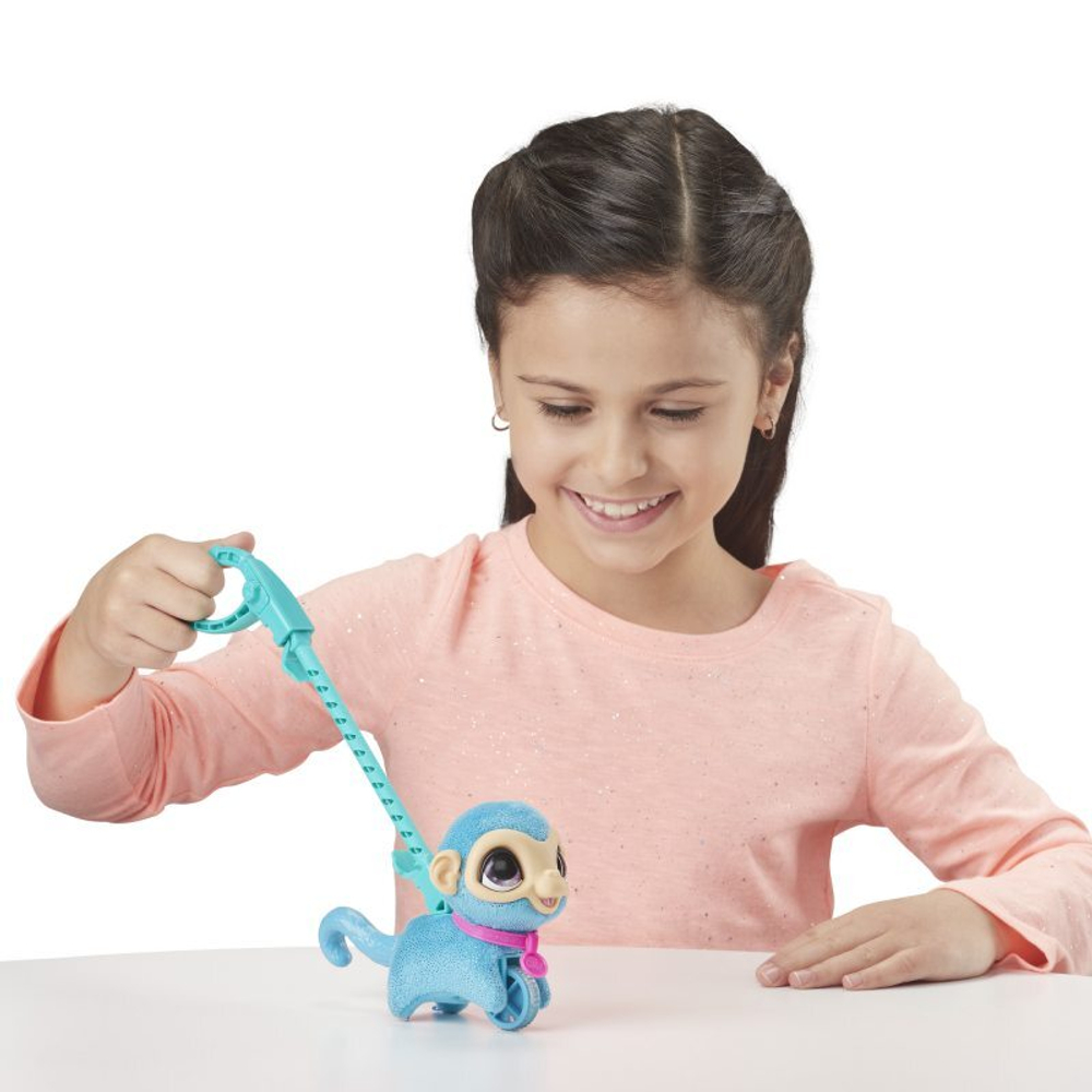 Hasbro FurReal Friends - Маленький питомец на поводке: обезьянка E4777