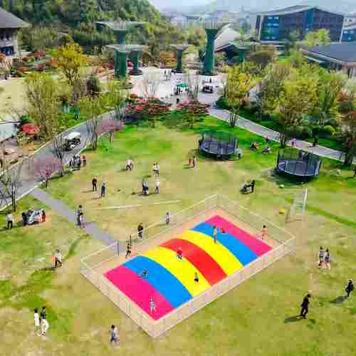 Надувная подушка «Воздушное Веселье» для установки в грунт, 8×6×2 м