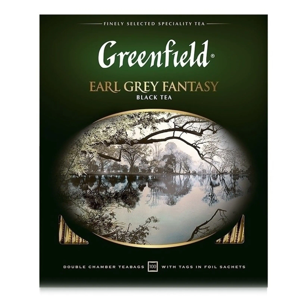 ГРИНФИЛД Эрл Грей Фентези (Greenfield - Earl Grey Fantasy) черный, бергамот 100/1шт