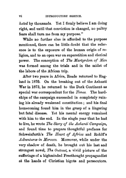 The Martyrdom of Man | Winwood Reade