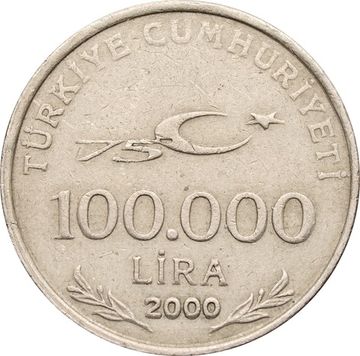 100 000 лир 2000 Турция
