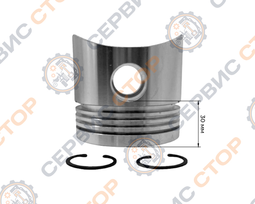 Поршневой комплект R180 180N 80 мм (с выборкой под клапана)