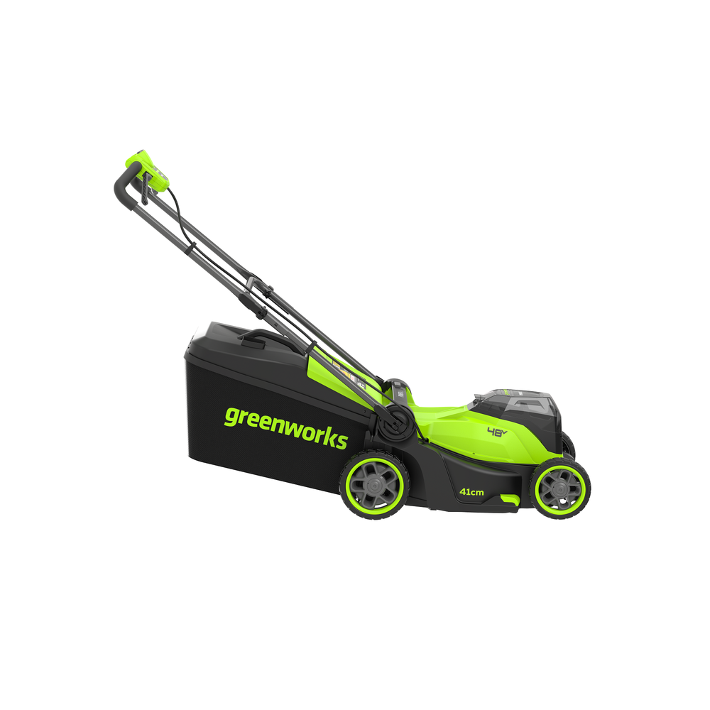 Газонокосилка аккумуляторная Greenworks GD24X2LM411 , 2х24V, 41 см, бесщеточная, без АКБ и ЗУ (2520907)