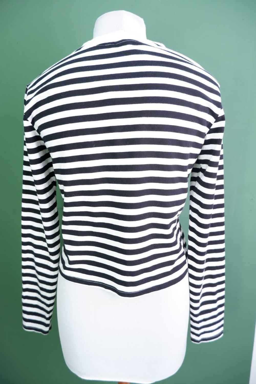 Свитшот H&M в актуальную полоску, маркировка L, визуально 48 размер