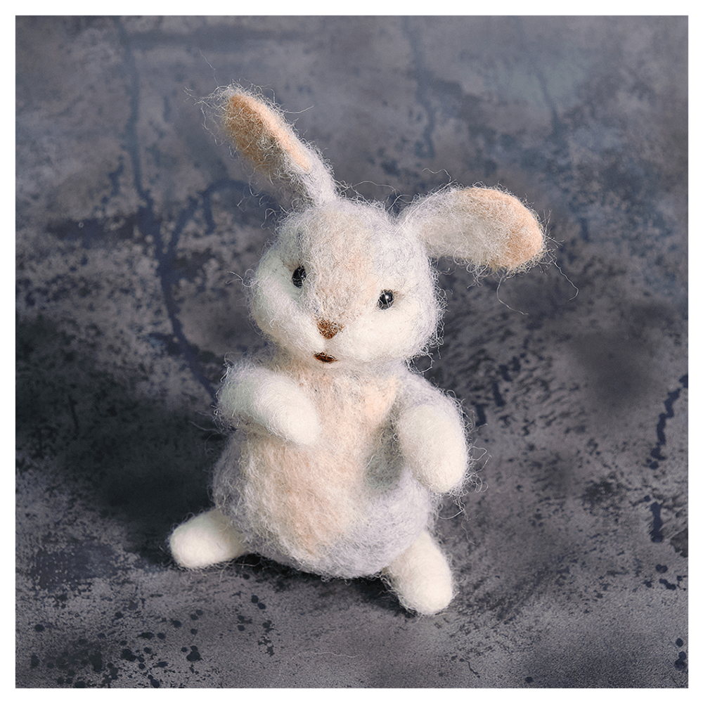 Валяная игрушка «Ушастое счастье