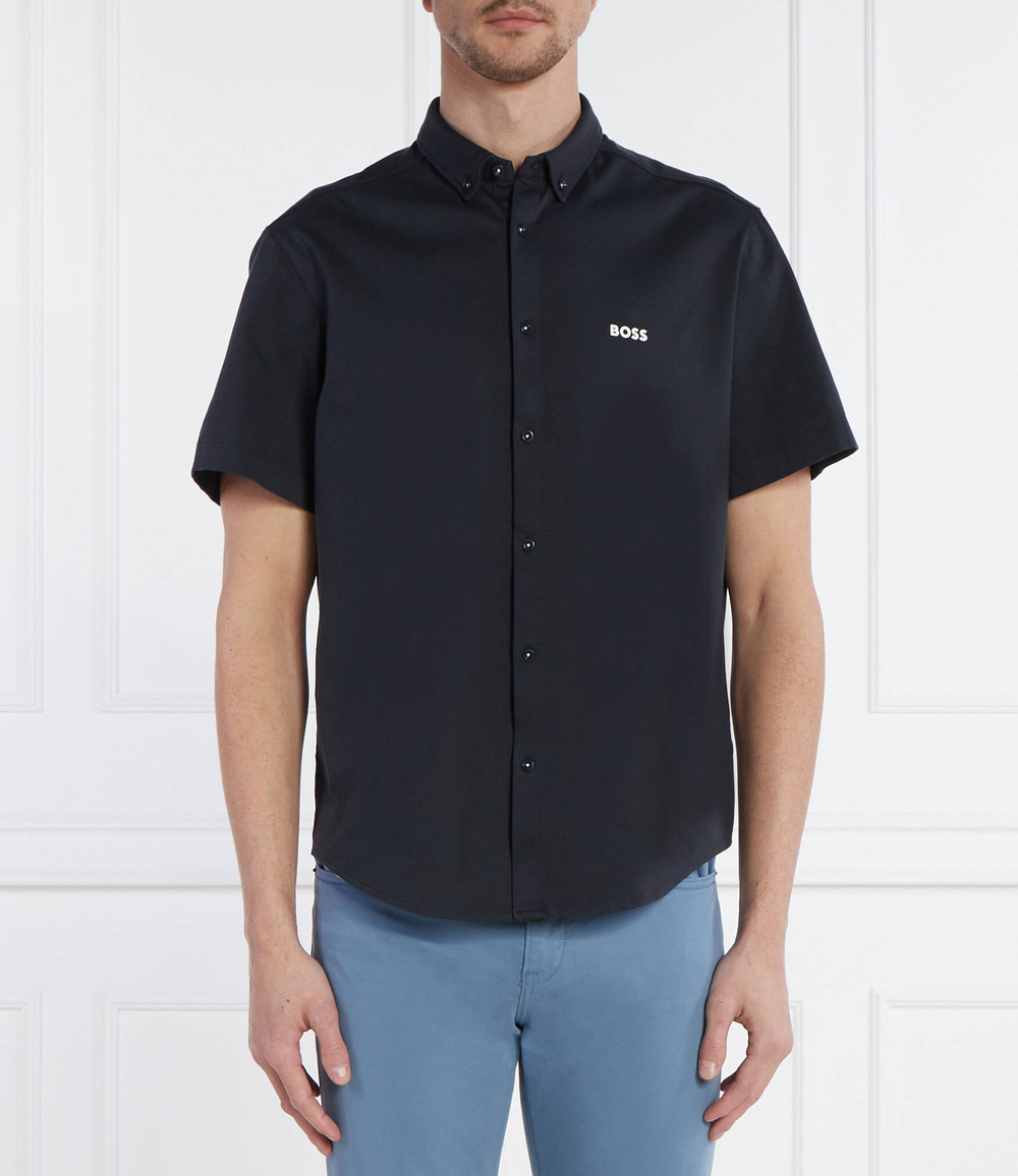 Рубашка B_Motion_S BOSS GREEN - темно-синий(50512005)