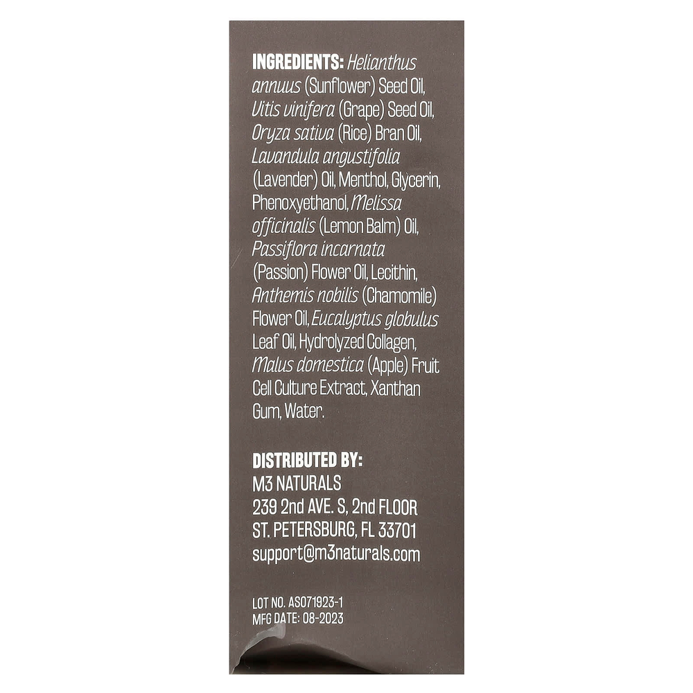 M3, Лавандовое массажное масло, 240 мл (8 жидк. унц.)