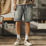 Джинсовые шорты для мужчин от бренда JIELEINUO