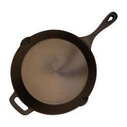 Сковорода чугунная Brasen с масляной полировкой, Ø30 см